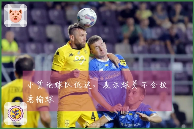 小贾论球队低迷，表示球员不会故意输球